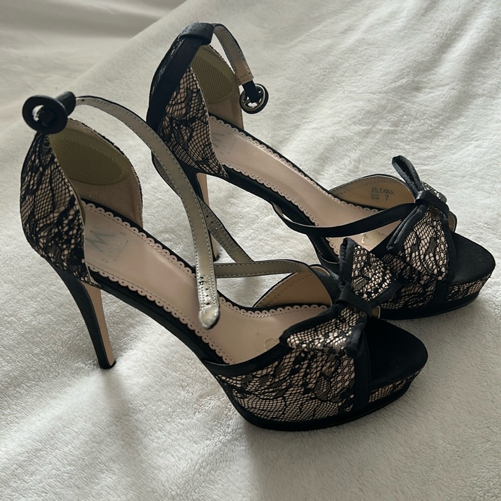 Lace Black Shoes